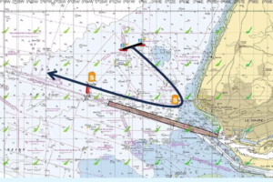 A shortened coastal course for the start on Sunday