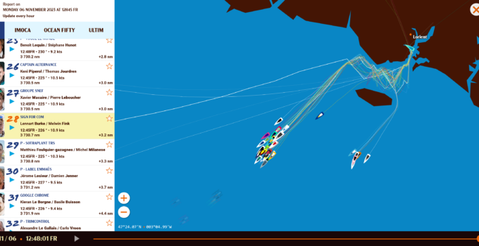 Transat Jacques Vabre – Class 40 in Lorient gestartet – 6.11.23