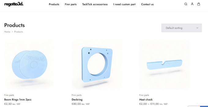 regatta3d – Finn Parts