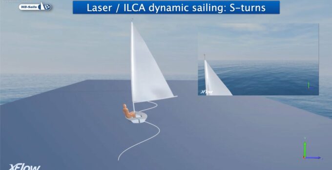 Laser – ILCA – S-turn technique when sailing downwind