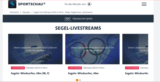 Segeln – Olympia Livestream