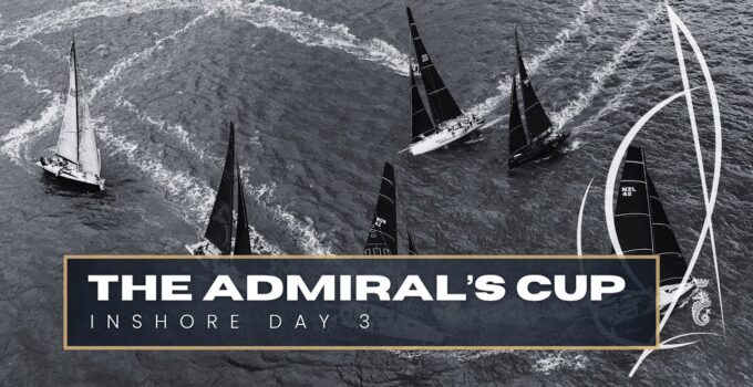 Admiral’s Cup ohne Boris, mit Pierre, Will and Cole  – Saturday 19 July – Channel Race Start