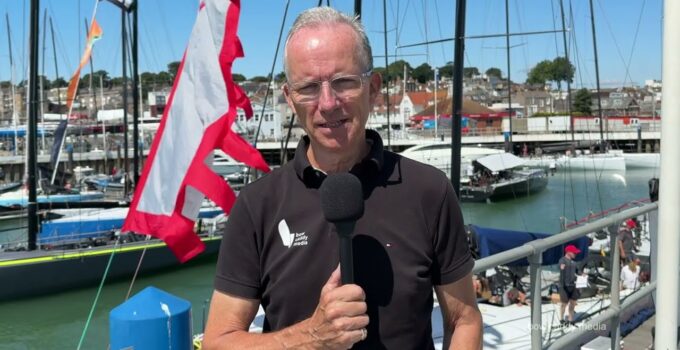 Admiral’s Cup ohne Boris, mit Pierre, Will and Cole  – Saturday 19 July – Channel Race Start