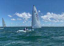 Finn Sliding Downwind Sailing