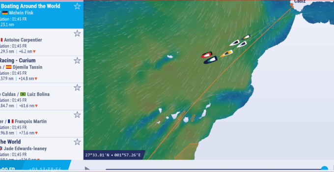 Globe 40 – 2025 – Cadiz to Cape Verde – Day 1 + 2 + 3 – Next Generation führt !