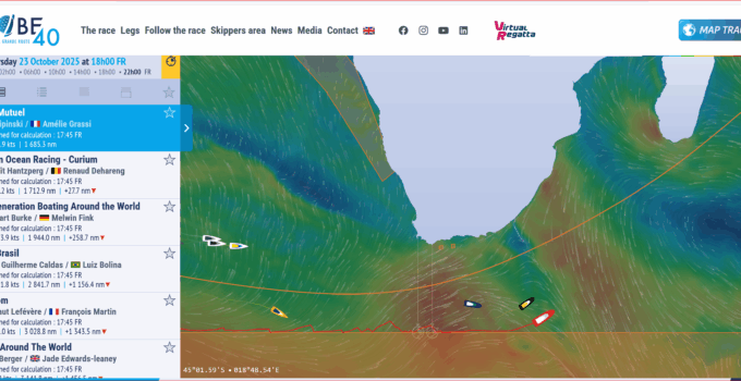 Globe 40 – 2025 – Leg 2 – Day 1 – 21