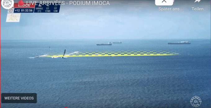 Transat Cafe L’OR – 2025 – Day 1 – 13 – 11TH Hour – Frankie im Ziel als 2. Boot