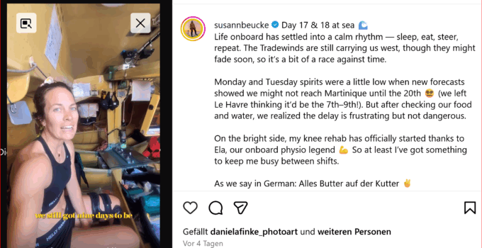 Class 40 – Neustart vor La Coruña! – Day 1-24 – Sanni: „Alles in Butter auf’m Kutter“