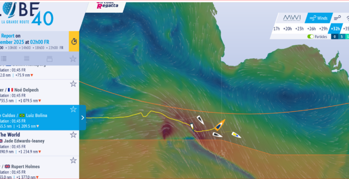 Globe 40 – 2025 – Leg 3 – week 3 – Im Süden zieht Sturm auf …