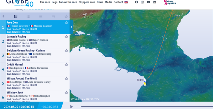 Globe 40 – 2026 – Leg 6 – 29.03.26 ab 19:00